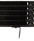 Top Grade Transmission Oil Cooler For Honda Civic And Accord 2003 To 2007 Engine Swap Ready 1.7L 2.4L 3.0L close-up black metal finned cooler