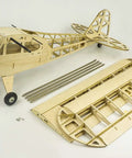 Detachable Wing 47 Inch RC Airplane Kit Upgrade With Pro Grade Motor ESC Servo And Covering Film For Adults Vintage Balsa Wood Model DIY Build Kit Lightweight And Strong Structure With Easy Magnet Lock Cabin For Quick Power System Swaps