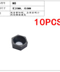 Hexagonal Side Fixed Fixture for CNC Machining Centers, Beefy Small Precision Clamping Block, M8, 20mm wide, 8mm high, 10 pcs