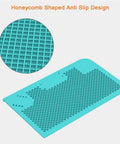 Dope Heat Resistant Silicone Soldering Mat For Electronics Repair Large Anti Static Work Pad For RF4 BGA And Soldering Iron Great For Workbench Cell Phone And Laptop Fix 17.7 By 11 Inches, showing honeycomb design.