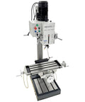 All In One Gear Head Vertical Drill Press With Drilling Tapping And Milling, 1.5KW Power, industrial machining machine front view