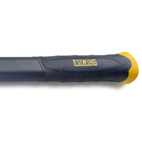 Close-up of cushioned grip of Dead Blow Hammer 45 Oz Beefy Mallet With No Mar Polyurethane Face And Cushioned Grip For Vibration Dampening