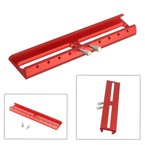 Red Rock Solid Aluminum Rail Bar Telescope Mounting Plate With Dovetail Finderscope Base, shown with 220mm and 360mm extension slots.