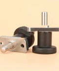 Top Tier Indexing Plunger With Flange Mount And M6 M8 Threads shows two metal and plastic indexing pins for precision alignments.