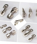 4 Inch Soft Close Damping Cabinet Hinges Set Of 4 For Kitchen And Closet Furniture Stainless Steel Wardrobe Door Hinges Rust Proof Hidden Design Tough As Nails Build For Cabinets displayed from multiple angles