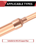 Rock Solid Low Lead Copper Coupling Reducer with Zero Drama Sweat Connection for Type K L or M piping close-up view.