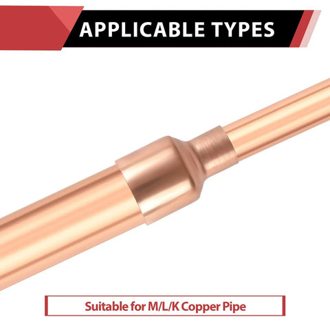 Rock Solid Low Lead Copper Coupling Reducer with Zero Drama Sweat Connection for Type K L or M piping close-up view.