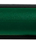 Side view of Extech MD10 non-contact magnet detector and flashlight, green pocket-sized tool with blue LED at tip