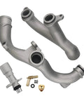 Heavy Duty Aluminum Coolant Outlet Pipes For Jaguar Land Rover Range Rover Sport Lr4 3.0L V6 5.0L V8 Replaces Lr092992 Lr028136