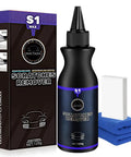 New Upgraded Car Scratch Remover Kit For Vehicles Blemishes And Swirl Marks Non Toxic Paint Repair Polishing And Waxing With Buffer Pad And Microfiber Towel Easy At Home DIY Car Care Solution in packaging, buffer pad and microfiber towel included.