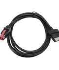 USB Barcode Scanner Cable For POS Systems And Printers, Durable PVC 5.9ft USB Cord shown in coiled configuration