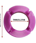 2Piece Transmission Shift Cable Bushing Kit To Fix Loose Sloppy Shifter Gear Selector For Jeep Hyundai Kia Nissan Frontier Toyota Honda Lexus Chrysler And Dodge, purple bushing with dimensions