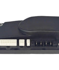 Front view of a black motor speed controller module with white multi-pin and plug connectors
