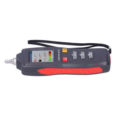 Portable Vibration Meter With Color LCD Display Digital Vibration Analyzer For Accurate Acceleration And Displacement Testing Handy Pro Grade Tool For Precision Measurements with ABS body