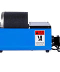 Side view of Mini Compact Single Drum Rock Tumbler Jewelry Polisher For Gold Silver Jade Metal Stone Beads Lapidary Polishing Machine