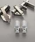 Heavy Duty Wheel Hub Nut Kit With High Strength Steel Lug Caps For Japanese Cars Trucks and SUVs Ensuring Secure Fit And Sleek Style That Keeps You Rolling Smooth On Any Road Without Worrying About Loose Bolts, silver steel caps