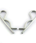 2 Pack Stainless Steel R Clips Hairpin Cotter Pins For Quick Securement M5x100 Zinc Coated For Outdoor And Indoor Use