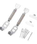 Stainless Steel Hood Spring Fastener Clips For Cars And Trucks Secure Your Hood On Every Ride No Hood Pop On Highways Or Rough Roads Durable Automotive Clip Set, stainless steel clips and rivets
