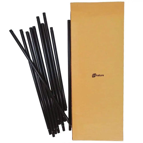 Package with black metal poles for Metal Garden Arbor Wedding Arch Black, Adjustable Two Size Options Pergola Style For Climbing Roses And Vines
