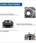 Front Wheel Bearing And Hub Assembly For Nissan Rogue 2008 2013 And Rogue Select 2014 2015 Plus 2008 2012 Sentra 2.5L features