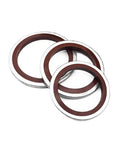 Bonded Seal Sealing Kit For Oil Drain Screws, 10 Piece Assortment Including M5 To M18 Washers And Rings, 304 FKM Material