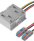 36V Or 48V DC Buck Converter To 24V 20A 480W Voltage Regulator Module For Golf Carts Trucks Boats Waterproof High Efficiency