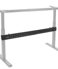 Rock Solid Universal Steel Desk Stabilizer Bar Clamp On That Stops Side To Side Wobble For Sit To Stand Desks Expands From 36 To 61.6 Inches