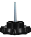 Spare Tire Clamp Bolt And Fastening Screw For Grab And Go Car Use, Fits Compact Sedans And Hatchbacks, black disc base