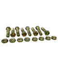 Slotted Bolts And Nuts Pack Of 8 For Ground Anchor Brackets And Straps, Complete Anchor Security For Manufactured Home Anchors