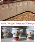 3 Inch Tall Solid Wood Bun Feet Furniture Legs Set Of 4 Unfinished with polka dots and stripes for cabinets and furniture