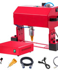 Rugged Handheld Pneumatic Dot Peen Marking Machine For Metal Vin Codes And Industrial Number Engraving with accessories.