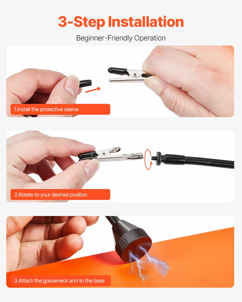 Step-by-step guide to installing Magnetic Helping Hands Soldering Station With Four Flexible Gooseneck Arms Alligator Clips Non Slip Heavy Duty Steel Base Hands Free Electronics Repair Tool For Soldering DIY Hobby And Craft Projects