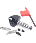 Heavy Duty Pro Grade Carbide V Groove 90 Degree Router Bit Half Inch Shank For Woodworking with cutters and screws