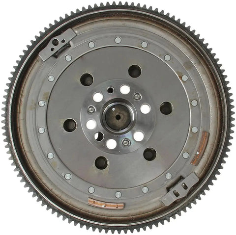 Top Shelf Performance Double Mass Flywheel Replacement for 2009 to 2012 BMW 135i 335i 535i X Drive Z4 front view with bolt holes.