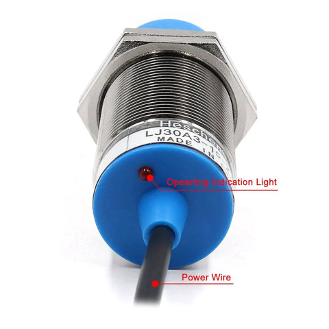 M30 Inductive Proximity Sensor Switch Non Shield Type LJ30A3 15 JDZ 15mm Sensing Range 90 250VAC 400mA Normally Closed NC