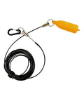 Heavy Duty Steel Wire Fish Stringer With High Visibility PVC Float, 19.7 feet, ground plug and stringer set visible