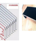 Heavy Workhorse Machine Dust Bellow Cover For Industrial Guide Rails with PVC shield, showing dimensions and installation details.