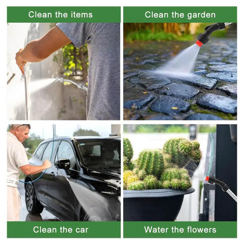 Four uses of 28 Inch Sprayer Wand With Universal Hose Fittings Brass Barbs For One Quarter Inch And Three Eighths Inch Hoses