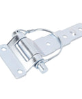 Heavy Duty Detachable Steel Trailer Door Hinges With Zinc Plating Rock Solid Rust Proof close-up view, sturdy steel build.
