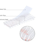 120 Piece Adhesive Strips Mounting Kit For I Pass Home Office And Shop Use Easy Peel Acrylic Tape Mounting Strips For Indoor Outdoor Storage And Grab N Go Organization clear acrylic strip with release film and mushroom heads