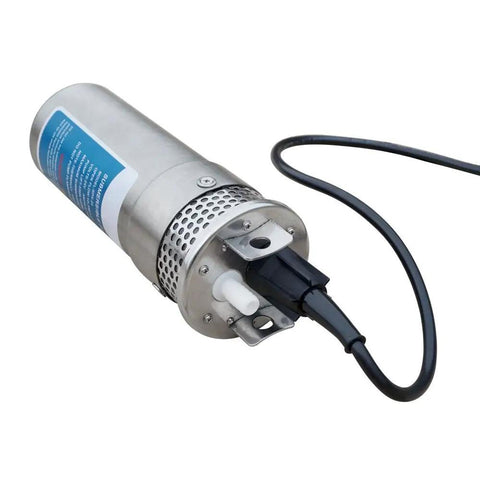 24V DC Submersible Deep Well Water Pump With 4 Inch Stainless Steel Shell, Solar Battery Powered, 230 Ft Lift, Off Grid