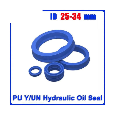 Premium UN Y Type Hydraulic Oil Seal Designed For Excavators To Block Gravel Keep Piston Rods Smooth Prevent Fluid Leaks Blocks Dust And Debris Out Saves Cash On Frequent Service Calls To Run Your Operations Harder With Zero Downtime. PU Y/U N hydraulic oil seal, ID 25-34 mm