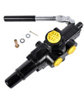 25 GPM Hydraulic Log Splitter Valve With 3500 PSI Rating, Directional Control Valve With Auto Return Detent Lever, 1/2 Inch Work Ports