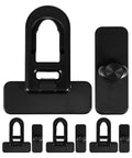 4 Pack Oven And Cabinet Safety Locks For Home And Daycare Durable Plastic Latches With Black Finish