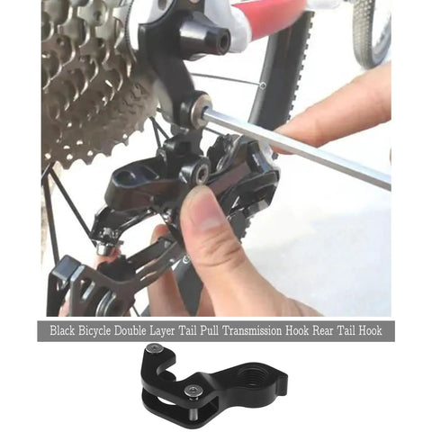 Installing KP158 Aluminum Bike Rear Derailleur Hanger And Double Layer Tail Hook on road bike cassette