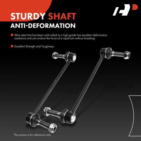 2 Front Sway Bar Link Set For Dodge Charger Challenger Chrysler 300 And Magnum AWD Vehicles 2005 To 2023 Front Stabilizer Links