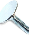 Elevator bolt, 1/4-20 x 1-1/4 in, zinc-plated steel, side view
