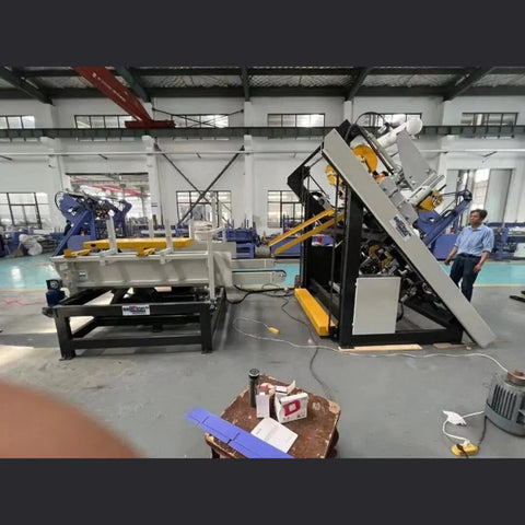 Heavy Duty Semi Auto Pallet Making Machine Smooth Operator That Crushes Out Four Hundred Pallets Daily With Zero Sweat For High Volume Manufacturing Workflows And Small Shop Businesses Ready To Scale Fast