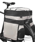 60L Bike Trunk Bag With Rain Cover For Mountain Bikes 3 In 1 Multifunctional Rear Rack Carrier Large Capacity Saddle Bag on bike