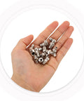 Heavy Duty Zerk Fitment Kit With M6 M8 M10 Thread Sizes For Tractor And Truck Repair Featuring 45 90 180 Degree Angles To Fix Grease Supply Issues On Construction Equipment And Vehicles Effortlessly, assorted steel grease fittings in hand